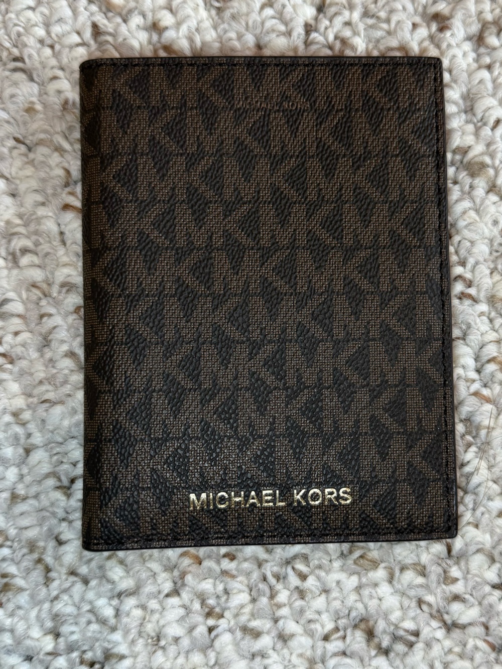 NWT Michael Kors Signature Passport Holder Travel Wallet